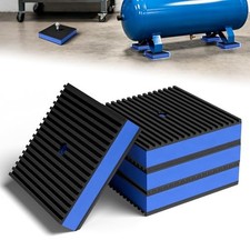 4 Pack 4 x 4 Inch Anti Vibration Pads, Rubber Isolation Pads 4 X 4 - 4 Pcs