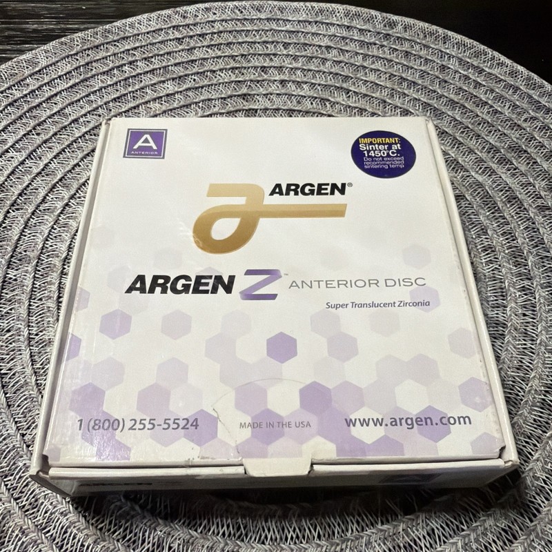 Dental Zirconia, Argen Z Anterior Disc 98x14 Shade # 1