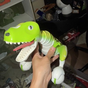 ZOOMER DINO BOOMER GREEN T-REX DINOSAUR TOY ROBOT INTERACTIVE 