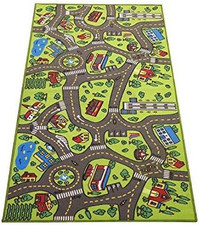 Kids Carpet Playmat Rug City Life Great for Playing with Cars  Toys - Play Lear