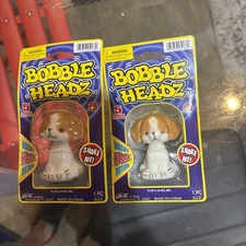 Dog Flocked Bobble Headz Bobblehead Ja-Ru Toys RARE 2010 New Sealed