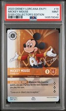 2023 DISNEY LORCANA EN P1-PROMO 18 MICKEY MOUSE - FRIENDLY FACE PSA 9