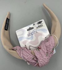 Sophi Headband Hand Made by Gertex Women's One Size New with Tags Pink
