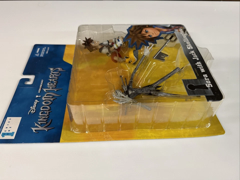 Figura de acción Jack Skellington y Sora paquete de 2 Kingdom Hearts Disney nueva Foto 3 de 3