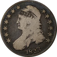 1823 Capped Bust Half Dollar
