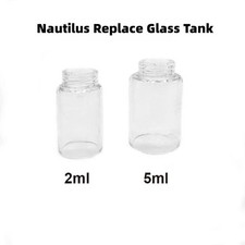 For Nautilus Replace Glass Tank 5/2ml With O Ring 5pcs