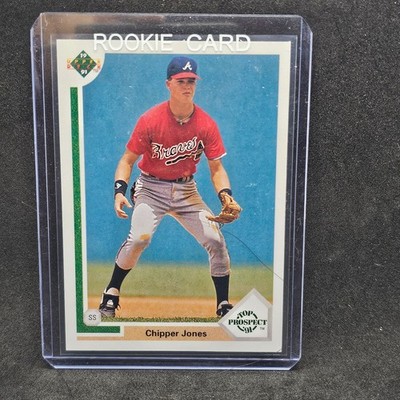 1991 Upper Deck - Top Prospect Chipper Jones #55 (RC)