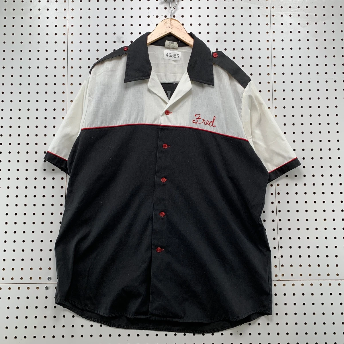 Chemise de bowling vintage Ten Strike par KING LOUIE, vintage des années 1950, boutonnée à manches courtes - France Chemise de bowling vintage Ten Strike par KING LOUIE, vintage des années 1950, boutonnée à manches courtes - France