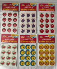 Trend Retro Scratch and Sniff stickers More Fruit
