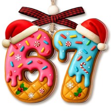 67 Ornament Donut 67 Christmas Ornament Funny Christmas Ornaments
