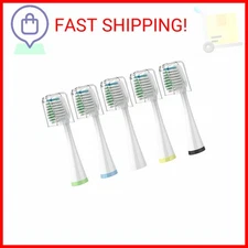 Replacement Brush Heads for Smile Bright Platinum Sonic Electric Toothbrush, Sof