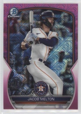 2023 Bowman Chrome Prospects Mega Box Pink Mojo Refractor 6/199 Jacob Melton i0b
