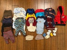 Baby Boy Clothing Lot 31 Piece Newborn Carters Mixed Brands