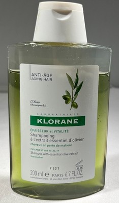 (AS IS) Klorane Shampoo With Essential Olive Extract, 6.7 oz. - See Fill Line