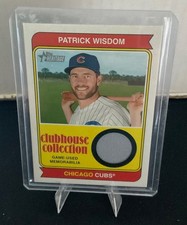 2023 Topps Heritage - Clubhouse Collection Relics PATRICK WISDOM CUBS