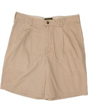 EDDIE BAUER Mens Pegged Chino Shorts W38 XL Beige Cotton CK51