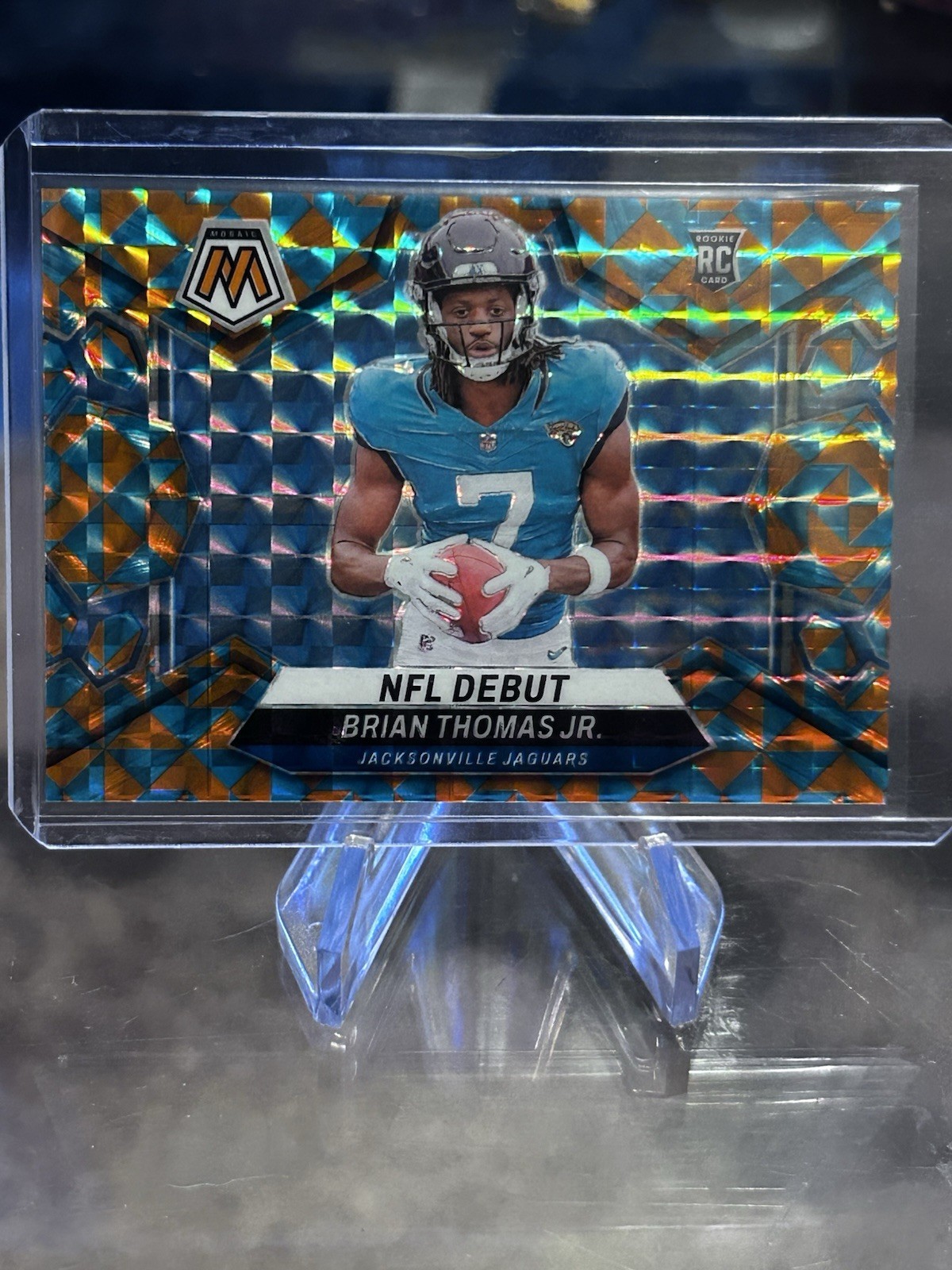 2024 Panini Mosaic Prizm - NFL DEBUT Brian Thomas Jr. #282 Tessellation /15