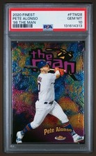 2020 Topps Finest 1998 THE MAN Pete Alonso PSA 10 GEM! New York Mets Orioles 