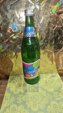 1970s Style  RIPPLE Wine Pagan Pink  Label on  Green Glass Large  EMPTY BOTTLE