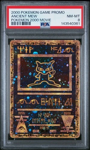 2000 POKEMON GAME MOVIE POKEMON 2000 MOVIE ANCIENT MEW PSA 8