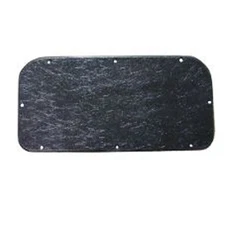 QuietRide Solutions Leather Grain Door Inspection Plate Pair F-100 1953-1960