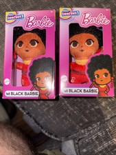 2 NEW Mattel Barbie Micro Teenies Plush 1st Black Barbie 3"Collectible Historic