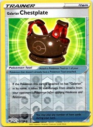 Galarian Chestplate 141/198 Chilling Reign Reverse Holo