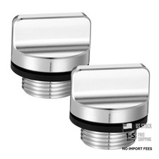 2 Pack 1.4 Inches Aluminum Boat Drain Plugs Applicable to Aluminum Boats with