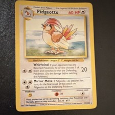 Pokemon TCG Pidgeotto 22/102 Base Set Uncommon Unlimited English 1999 LP on eBay