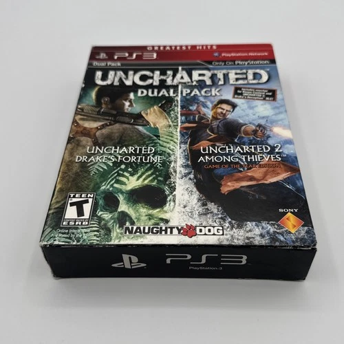 Uncharted 1 & 2 Pak - Sony PlayStation 3 PS3 Complete Tested