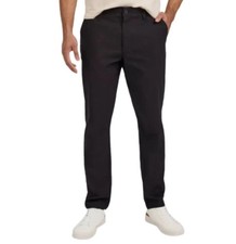 Weatherproof Men's Hybrid Tech Pant Tapered Leg Zip Pocket Black 34x30 NO/TAG