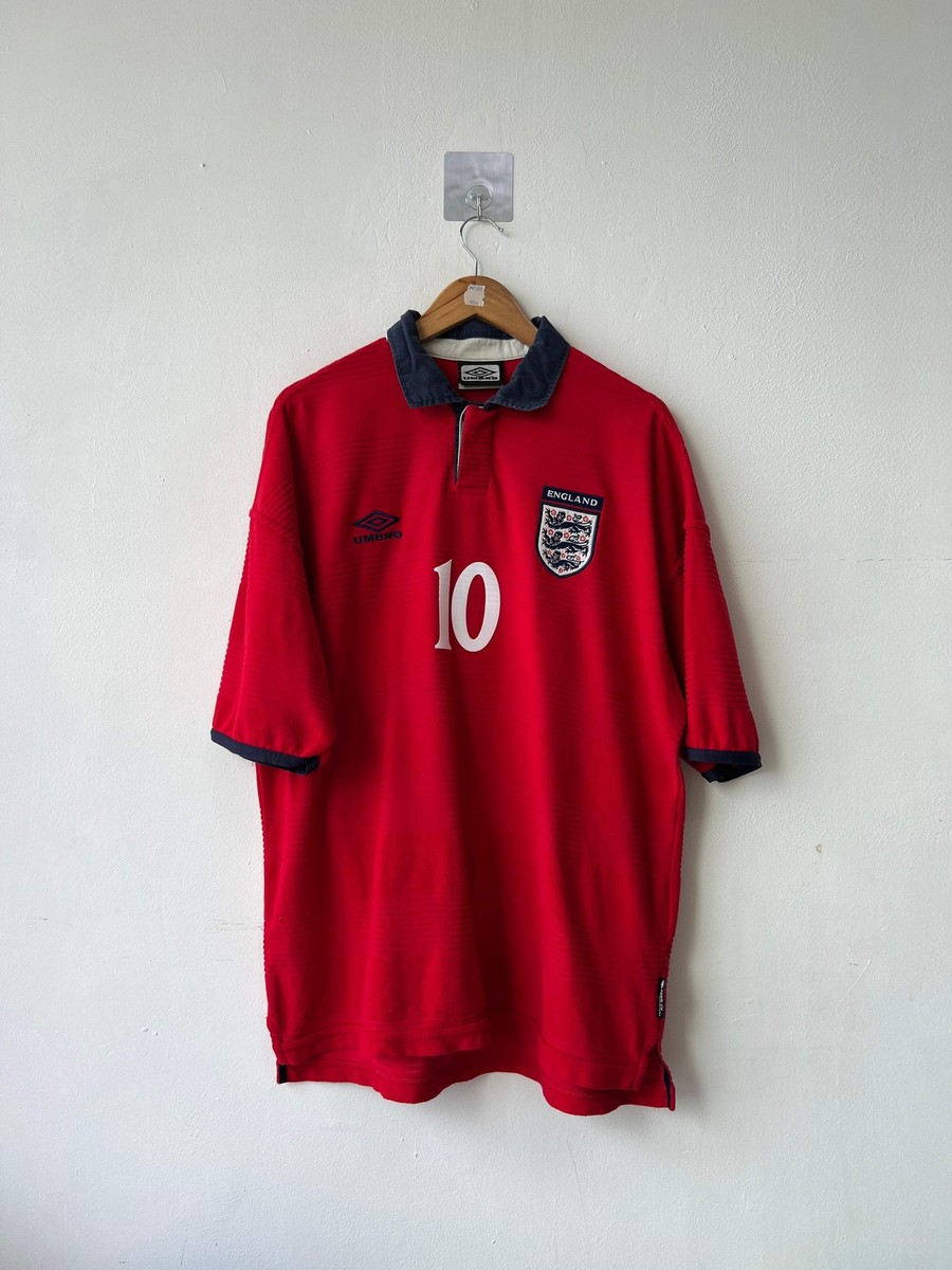 1999-2001 イングランド代表 OWEN 10番 ユニホーム XL) England 1999-01 Away Shirt Owen #10 Original Jersey Kit | eBay