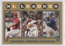2008 Topps League Leaders Gold Border Jose Valverde Francisco Cordero HOF sh7