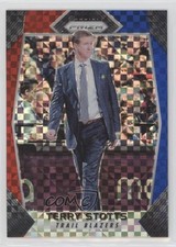 2017-18 Panini Prizm Red White & Blue Prizm Terry Stotts #150 0ru6