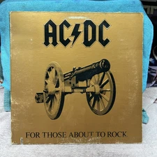 AC/DC For Those About To Rock Vintage Vinyl lp 1981 Atlantic Records SD 11111 