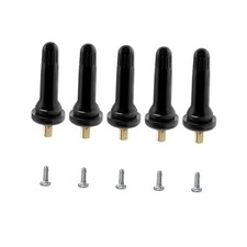 5PCS TPMS 20008 Tire Valve Stem, Snap-in Rubber Tubeless Tire Pressure Sensor