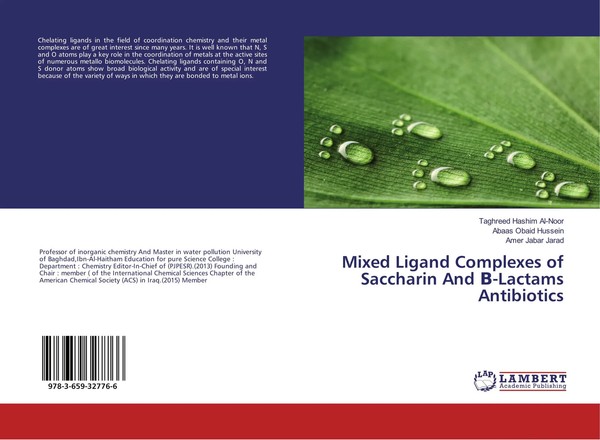 Taghreed Hashim Al-Noor (U. A.) | Mixed Ligand Complexes Of Saccharin And...-image
