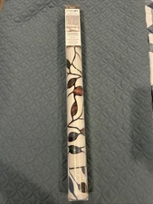 Leaf Stained Glass Privacy Static Cling Window Film 24x36 Door Decor New