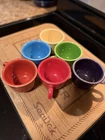 Fiesta Saucer Cups, 6 Available, Price Is Each