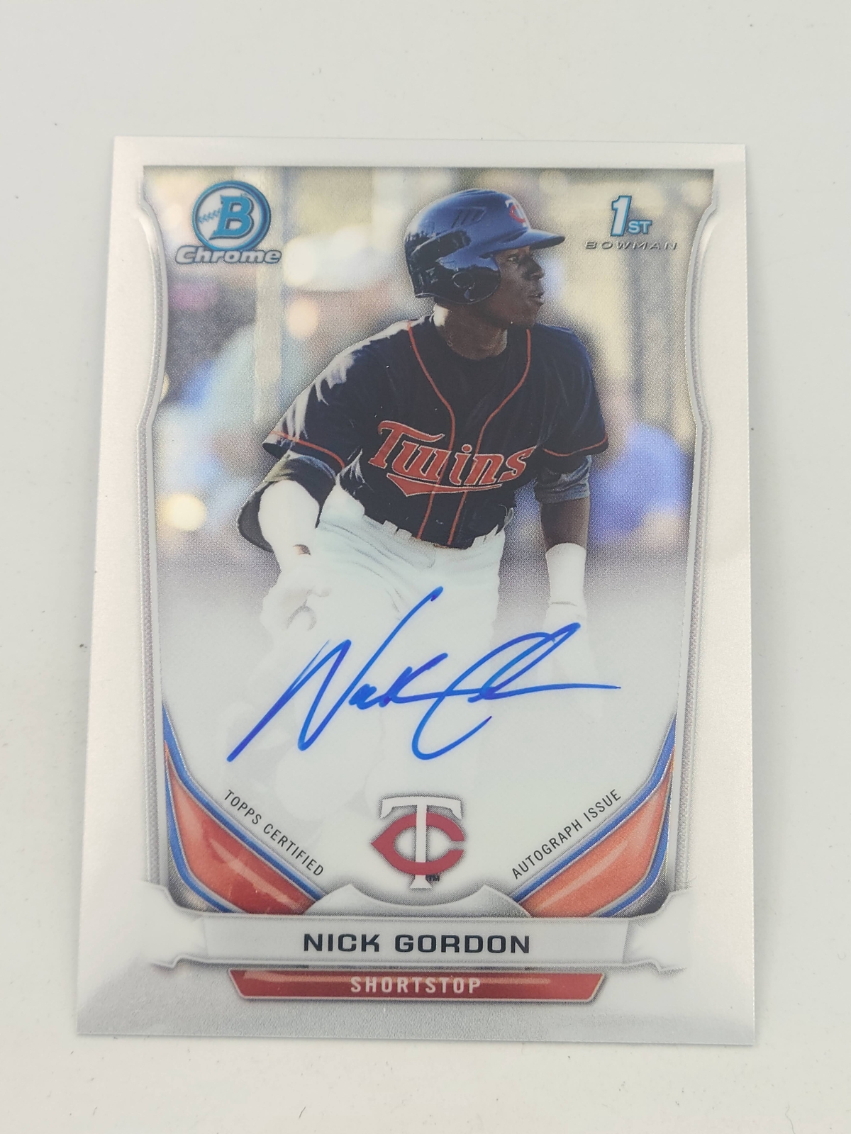 2014 Bowman Draft BCA-NG Nick Gordon Chrome Draft Pick Auto 1st