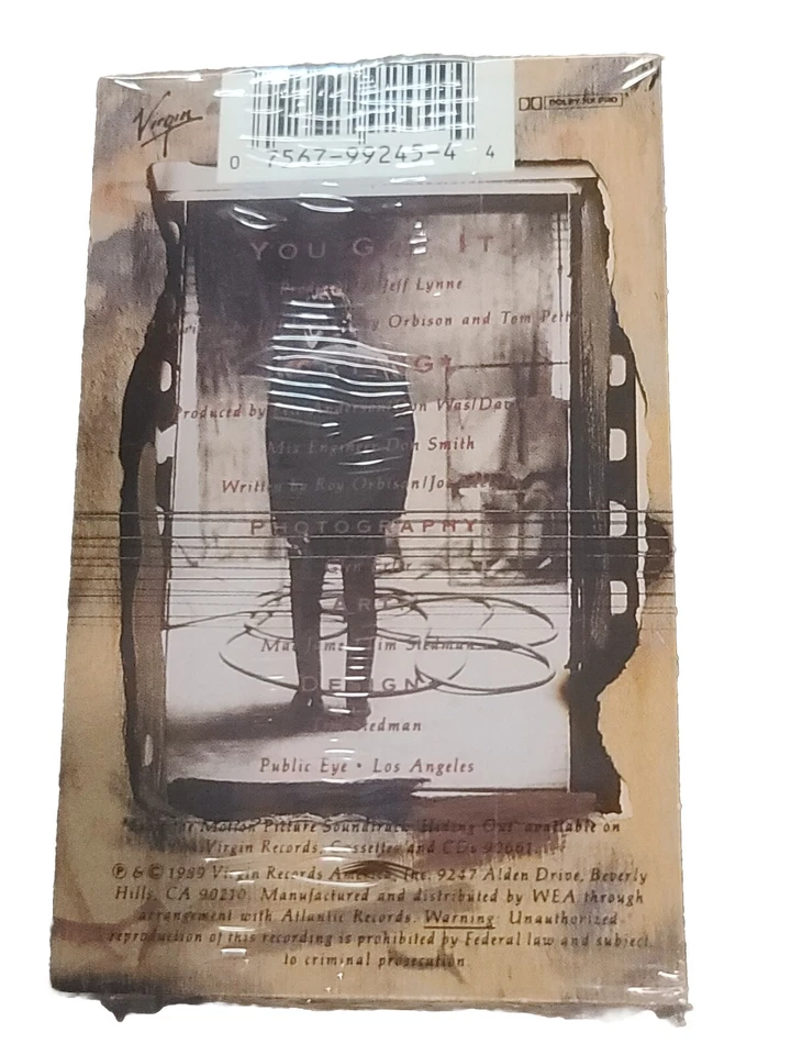 Roy Orbison You Got It Crying Cassette Single 1989 Virgin Records 7 99245-4 - Image 2 of 3