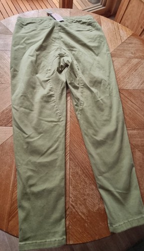 Target - Maternity Drill Jogger Pants - Size 16 RRP $40 - Relaxed Green/Khaki - Picture 4 of 7
