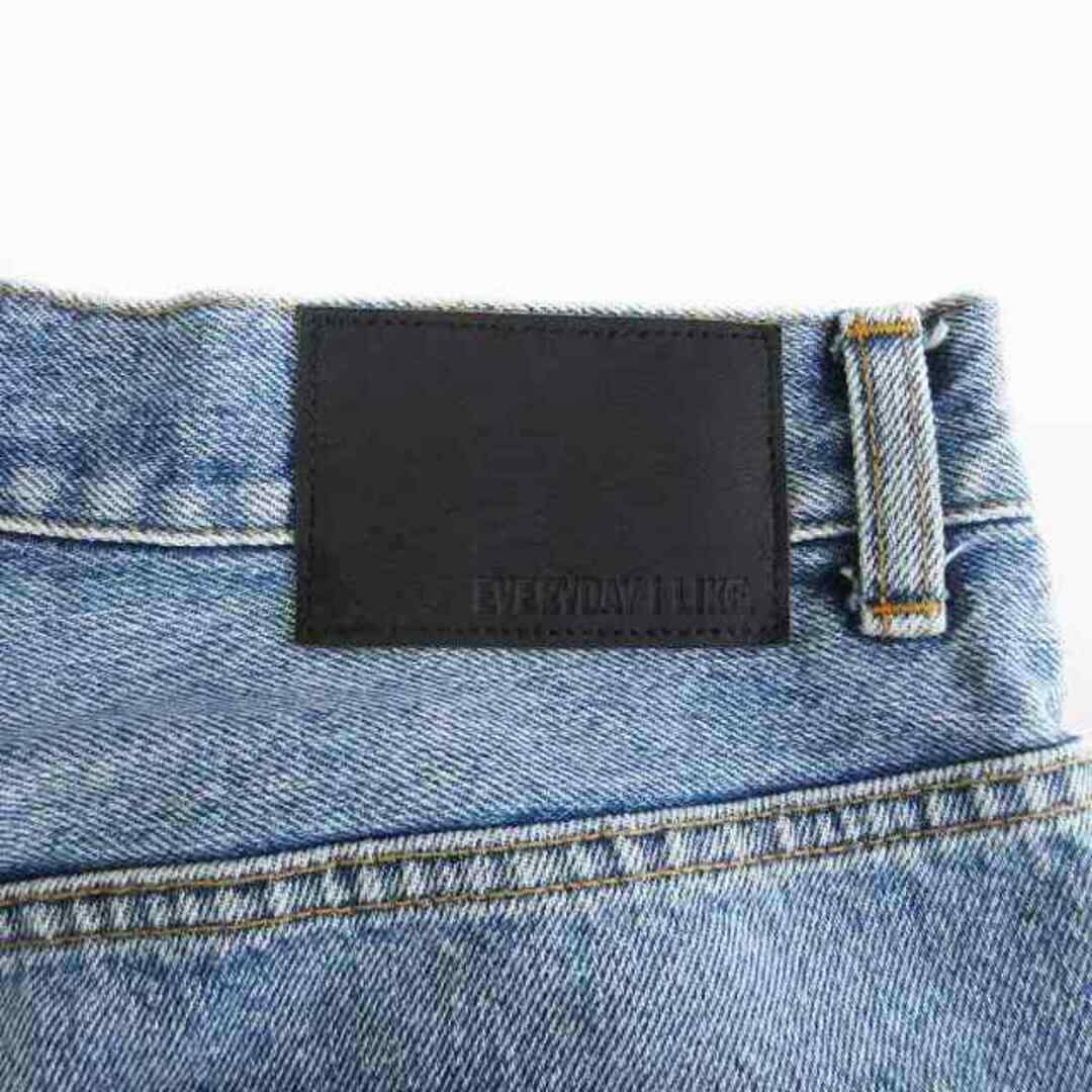AP Studio EVERYDAY I LIKE LOW RISE BAGGY JEANS DENIM PANTS ZIP FLY 
