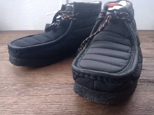 Stivali Clarks Wallabee Tessile Trapuntati Neri US 10,5 - Foto 6 di 11