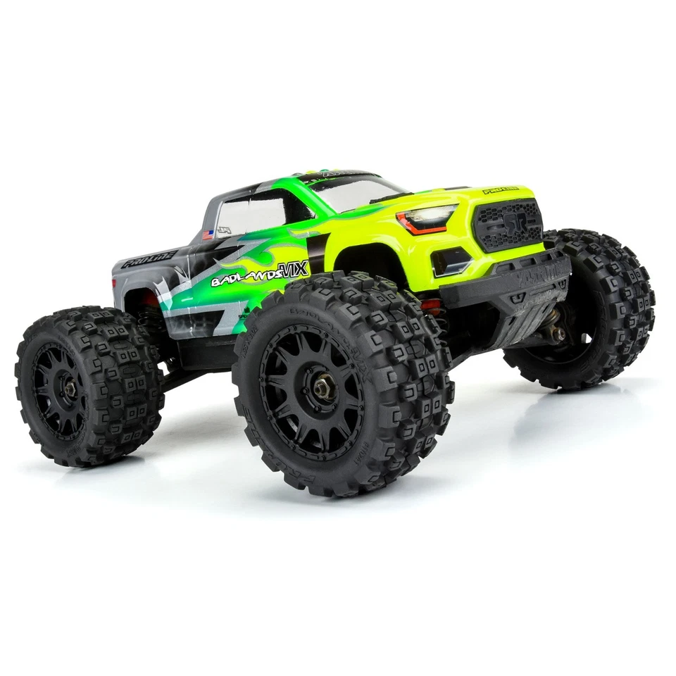 Proline 1/18 Badlands MX 1.85" F/R MTD 12mm Black Raid Granite GROM PRO1024110 - Image 4 of 4