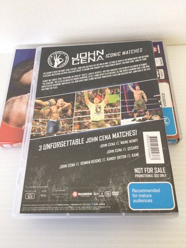 John Cena Iconic Matches And Survivor Series 2007 World Wrestling Dvds - Picture 3 of 11