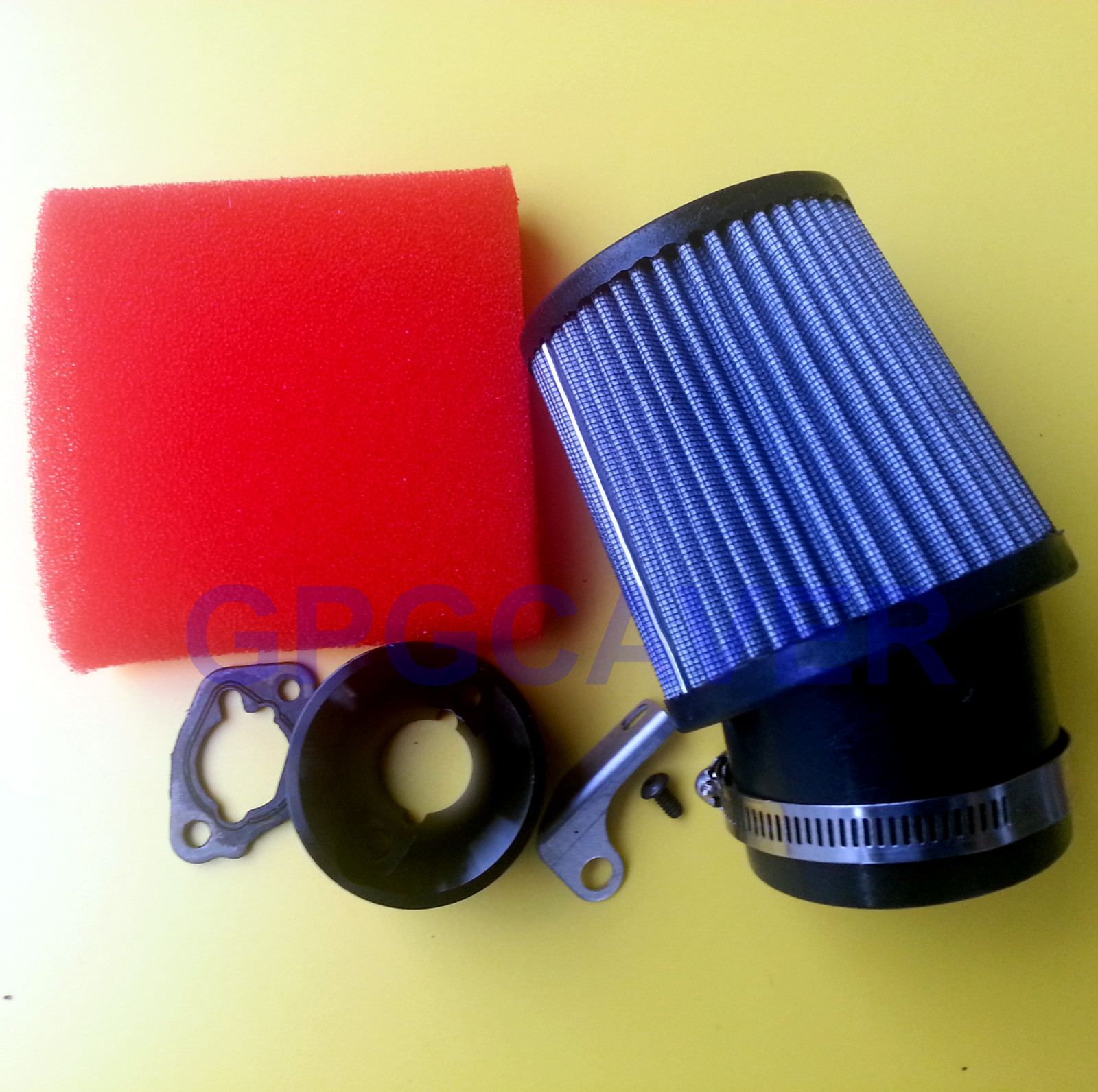 Predator 212 196 Clone Go Kart Racing Air filter Adapter kit foam prefilter eBay