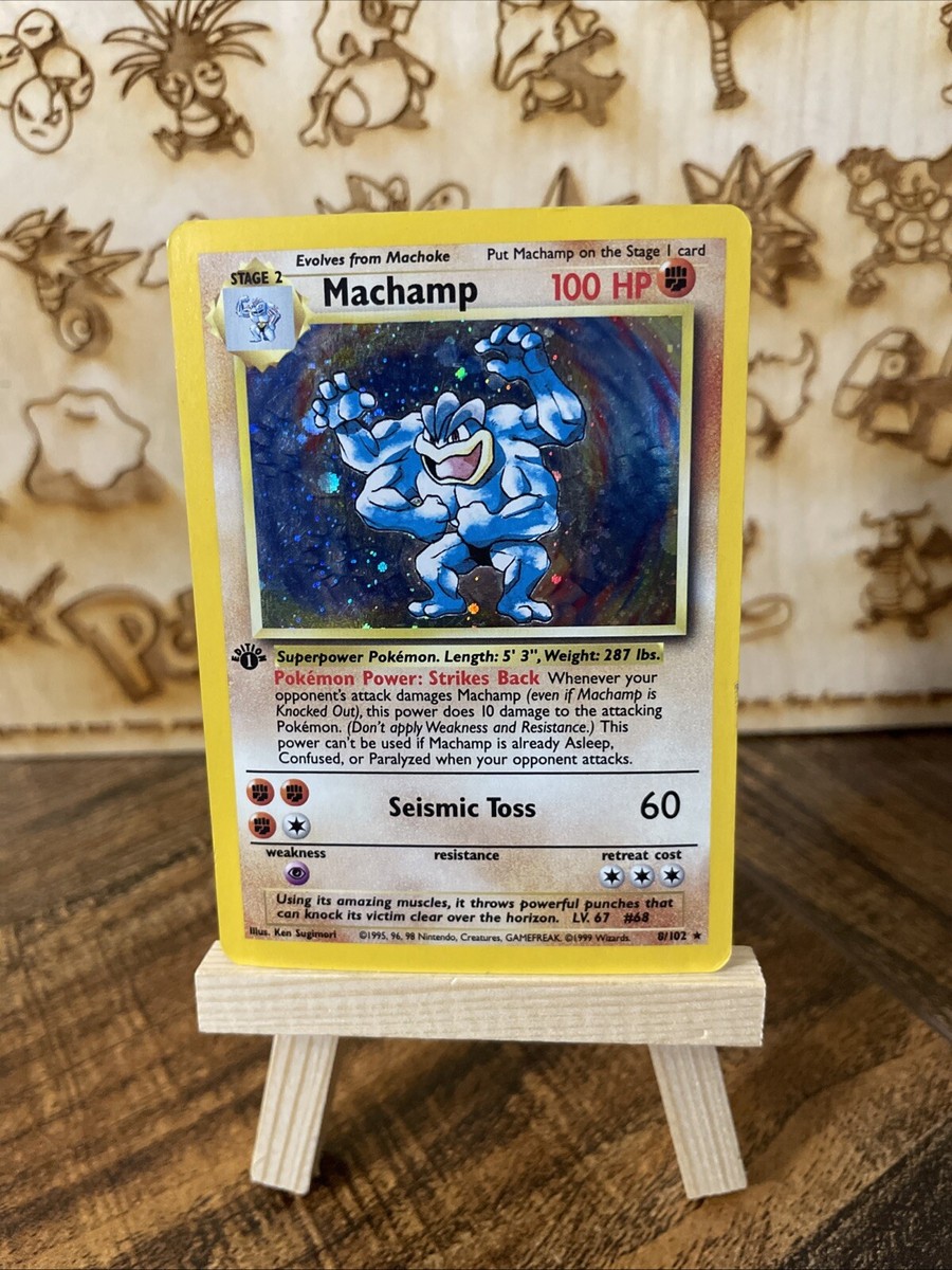 Pokémon Machamp 8/102 2-Player CD-Rom COSMOS Holo | eBay