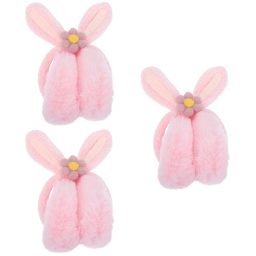 2 Paar Rentier Ohrenschützer – Süße Winter-Earmuffs Aus Plüsch, Faltbar – Für Damen, Kinder & Herbst