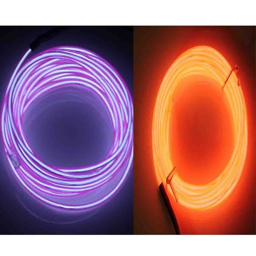 1 2 3 4 5 6 Neon Light Glow EL Wire Led Tube Car Dance Party Bar Decoration 9ft - Picture 10 of 17